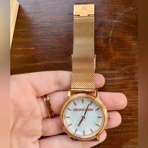 Original Grain stainless steel/wood women’s watch